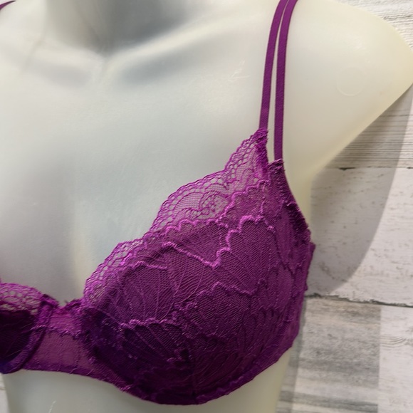 Natori Double Time Padded Lace Bra Caspia/Clover - Picture 3 of 4